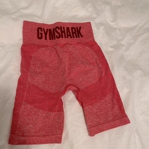 Gymshark High Waisted Flex Seamless Red Shorts